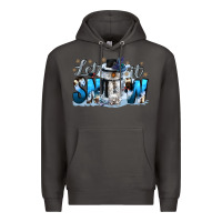 Smoke let it snow Premium Hoodie - CowGirlArtShop