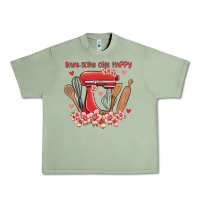 Oil Green bake same one happy Urban Heavy Tee - MaliasSmallBusiness