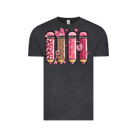 Vintage Black valentine' day teacher school pencils Vintage Tee - MaliasSmallBusiness
