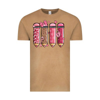 Valentine' Day Teacher School Pencils Vintage Tee | Teevron