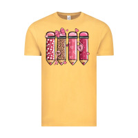 Vintage Mustard valentine' day teacher school pencils Vintage Tee - MaliasSmallBusiness