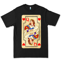 Black love playing cards queen Premium Tee - AdoDesignShop