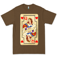 Cacao love playing cards queen Premium Tee - AdoDesignShop