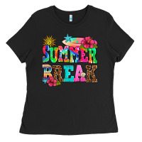 Black summer break Ladies Tee - AdoDesignShop