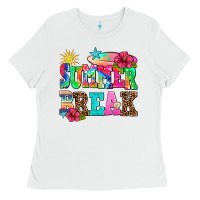 White summer break Ladies Tee - AdoDesignShop