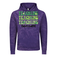 Cloud Purple teaching lucky charm Vintage Hoodie - MaliasSmallBusiness