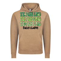 Vintage Coffee teaching lucky charm Vintage Hoodie - MaliasSmallBusiness