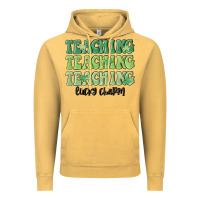 Vintage Mustard teaching lucky charm Vintage Hoodie - MaliasSmallBusiness