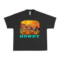 Pigment Black western skeleton Urban Heavy Tee - AdoDesignShop
