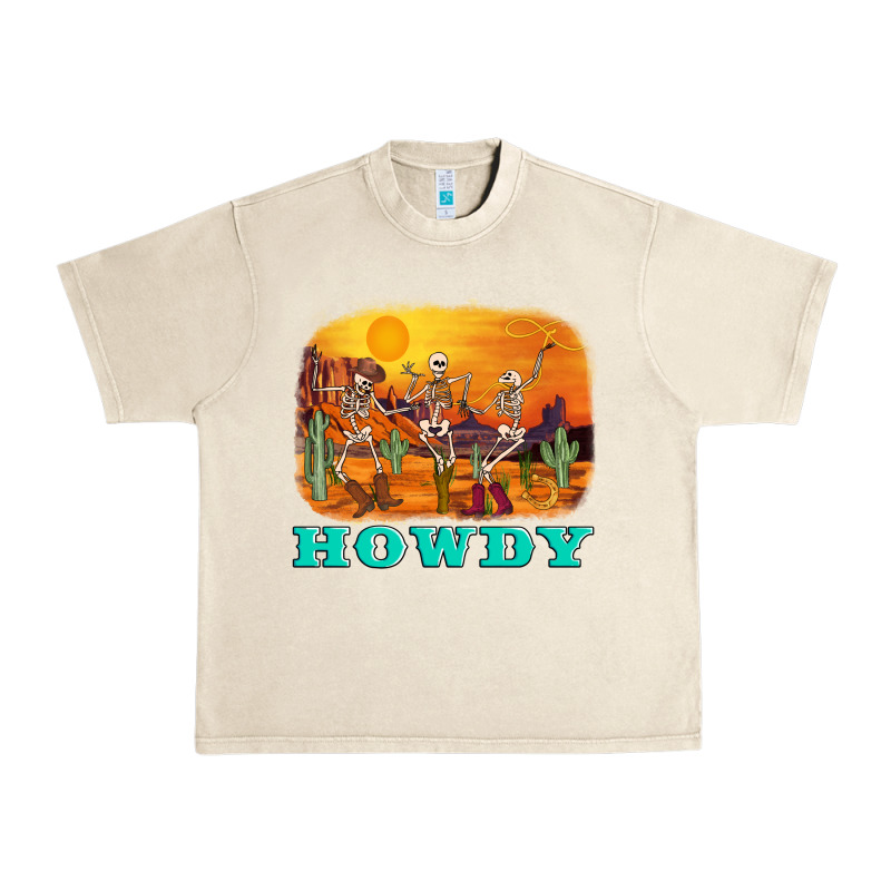 Western Skeleton Urban Heavy Tee by AdoDesignShop | Teevron
