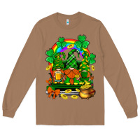 Toasted Coconut st. patricks gnomes truck with rainbow Long Sleeve Tee - BundleAndBundleShop