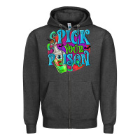 Charcoal Heather Pick Your Poison Zipper Hoodie - texasbilliewilder