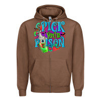 Chestnut Pick Your Poison Zipper Hoodie - texasbilliewilder