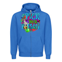 True Royal Pick Your Poison Zipper Hoodie - texasbilliewilder