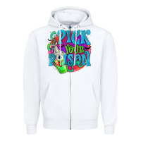 White Pick Your Poison Zipper Hoodie - texasbilliewilder