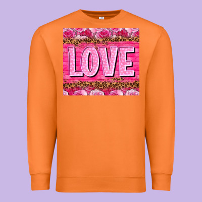 Love Valentine's Day Tumbler Premium Sweatshirt Designed By Howdyjamesfarm