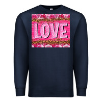 Navy Love Valentine's day tumbler Premium Sweatshirt - HowdyJamesFarm