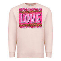 Pale Pink Love Valentine's day tumbler Premium Sweatshirt - HowdyJamesFarm
