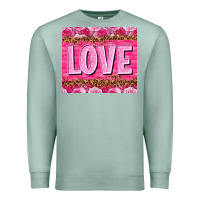 Seafoam Love Valentine's day tumbler Premium Sweatshirt - HowdyJamesFarm