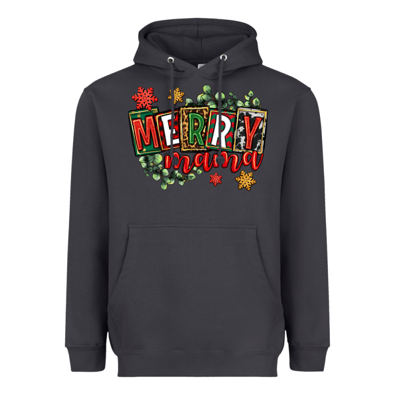 Merry Mama Heavyweight Hoodie by CowGirlArtShop | Teevron
