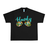Black western howdy police sunglasses Urban Heavy Tee - NancyCooperArtShop