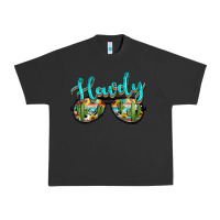 Pigment Black western howdy police sunglasses Urban Heavy Tee - NancyCooperArtShop