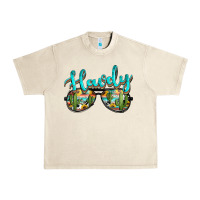 Sandshell western howdy police sunglasses Urban Heavy Tee - NancyCooperArtShop