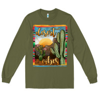 Army Green desert vibes Long Sleeve Tee - JahusDesignShop