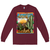Burgundy desert vibes Long Sleeve Tee - JahusDesignShop