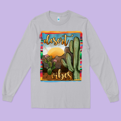 Desert Vibes Long Sleeve Tee Designed By Jahusdesignshop