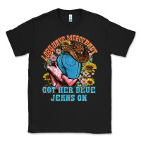 Black lord have mercy baby got her blue jeans on Classic Tee - NancyCooperArtShop