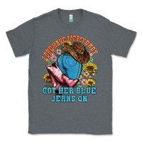 Charcoal Heather lord have mercy baby got her blue jeans on Classic Tee - NancyCooperArtShop