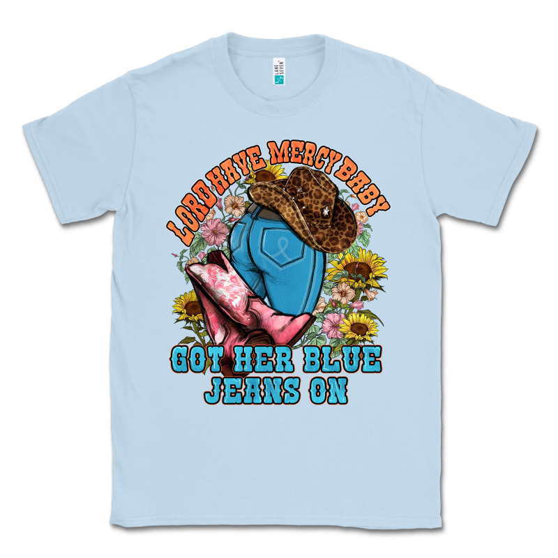 Lord Have Mercy Baby Got Her Blue Jeans On Classic Tee by NancyCooperArtShop | Teevron