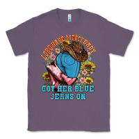 Lavender lord have mercy baby got her blue jeans on Classic Tee - NancyCooperArtShop