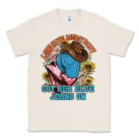 Natural lord have mercy baby got her blue jeans on Classic Tee - NancyCooperArtShop