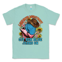 Seafoam lord have mercy baby got her blue jeans on Classic Tee - NancyCooperArtShop