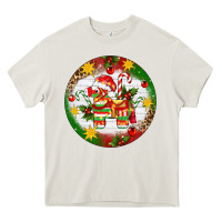 Cream Christmas Pinata Ornament Heavy Core Tee - Artiststas