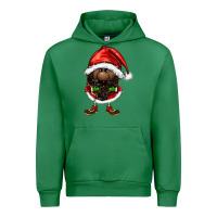 Emerald afro santa gnomes Urban Hoodie - FaDigitalArtStudio
