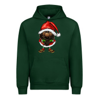 Foreset Green afro santa gnomes Urban Hoodie - FaDigitalArtStudio