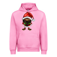 Fuchsia Pink afro santa gnomes Urban Hoodie - FaDigitalArtStudio