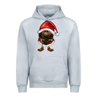 Heather Grey afro santa gnomes Urban Hoodie - FaDigitalArtStudio