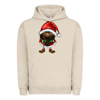 Pigment French Oak afro santa gnomes Urban Hoodie - FaDigitalArtStudio