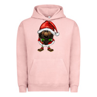 Pigment Salmon afro santa gnomes Urban Hoodie - FaDigitalArtStudio