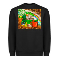 Black Coffee Cups St Patricks Day Tumbler Heavyweight Sweatshirt - BundleAndBundleShop