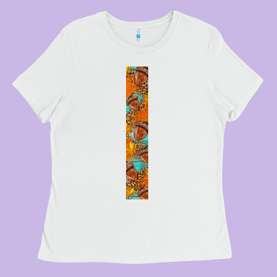 Fall Leaf Ladies Tee Designed By Bundleandbundleshop