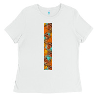 White fall leaf Ladies Tee - BundleAndBundleShop