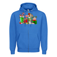 True Royal Christmas coffee cup Zipper Hoodie - NancyCooperArtShop