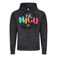 Vintage Black nicu where little things matter Vintage Hoodie - MaliasSmallBusiness