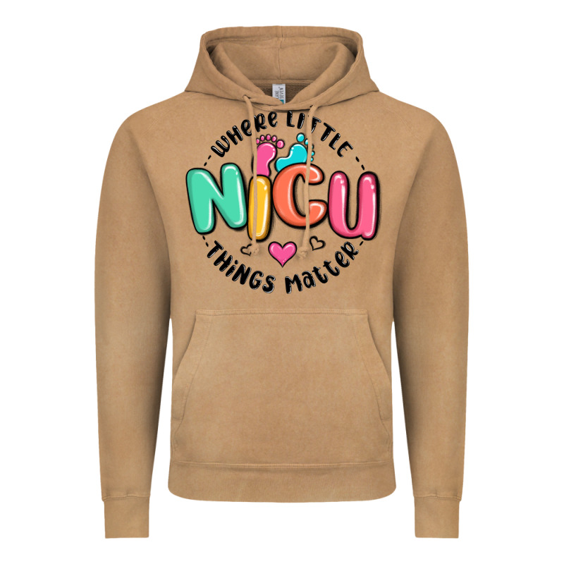 Nicu Where Little Things Matter Vintage Hoodie by MaliasSmallBusiness | Teevron