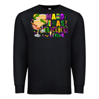 Black mardi gras drinking team margaritas Premium Sweatshirt - CowGirlArtShop
